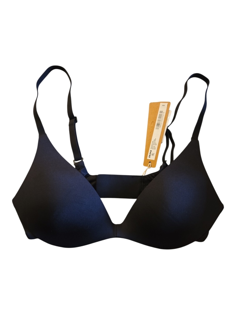 NWT SKIMS Wireless Form Super Push Up Bra Onyx Black 30A